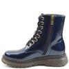 HEAVENLY FEET WOMENS ANKLE BOOT - NAVY PATENT